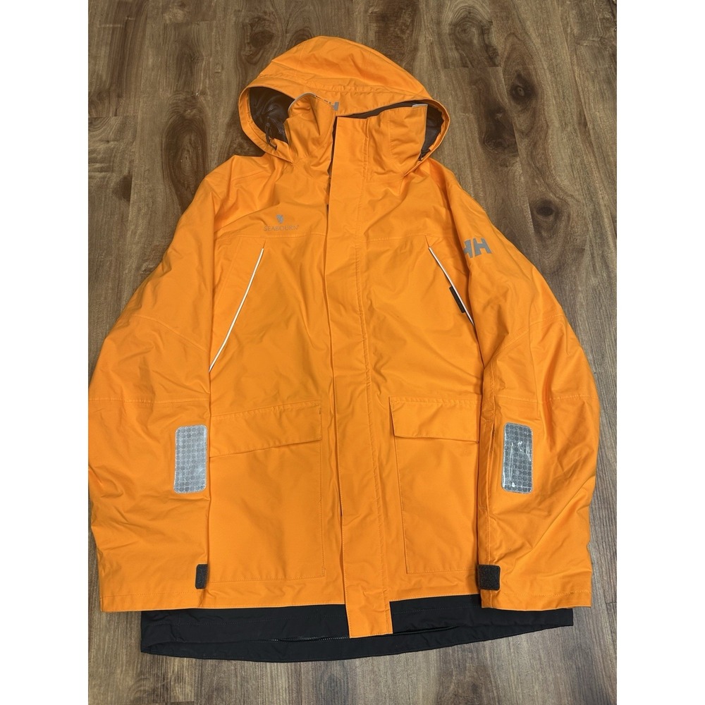HH Helly Hansen Seaborn Polar Shield Orange Jacket Men Large L